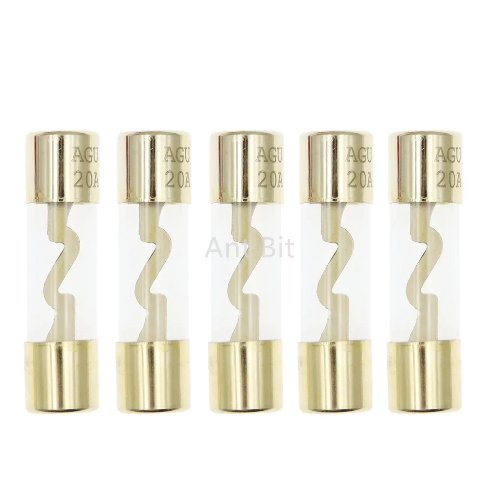 5PCS 10*38MM Gold P…