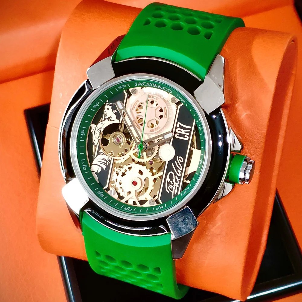 2026 CR07 Hot Jacob & Co Originele Merk Horloges Voor Heren Business Automatische Mechanische Polshorloge Hoge Kwaliteit AAA Mannelijke Klokken