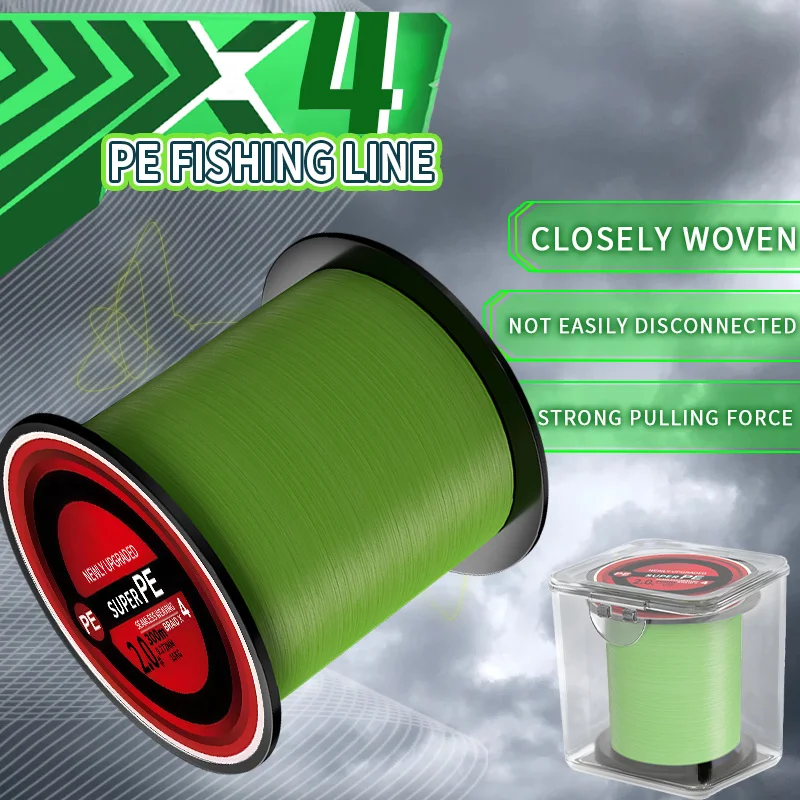 

4-strand PE fishing line, suitable for various waters, with good long casting performance, essential for beginners.