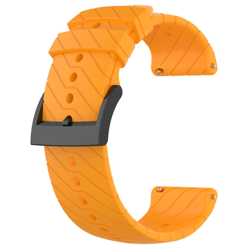 Ремешок для Suunto 9/9 Baro/D5, высококачественный силиконовый браслет для Suunto 9, резиновый спортивный ремешок для часов с текстурированной поверхностью