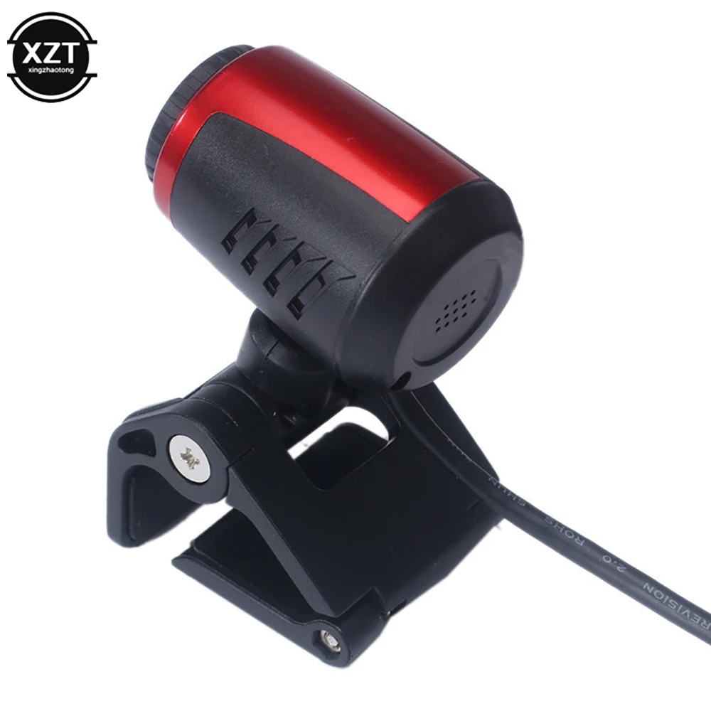 USB 드라이브 프리 HD 컴퓨터 카메라, 360 도 회전 클립, 데스크탑 노트북, 마이크 비디오 카메라