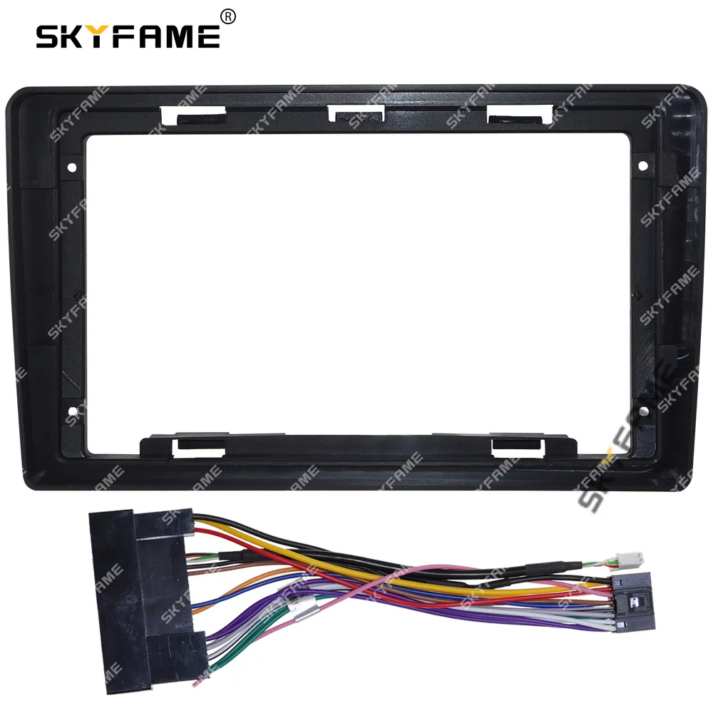 SKYFAME Car Frame Fascia Adapter Android Radio Dash Fitting Panel Kit For Hyundai Azera