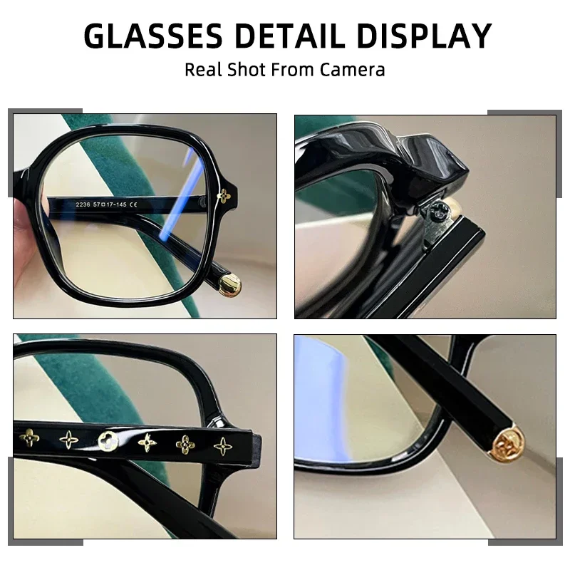 نظارات OLLYMURS للسيدات فوتوكروميك ريترو إطار كبير لقصر النظر مضاد للأشعة الزرقاء نظارات قراءة عصرية مربعة وصفة طبية Eyewa