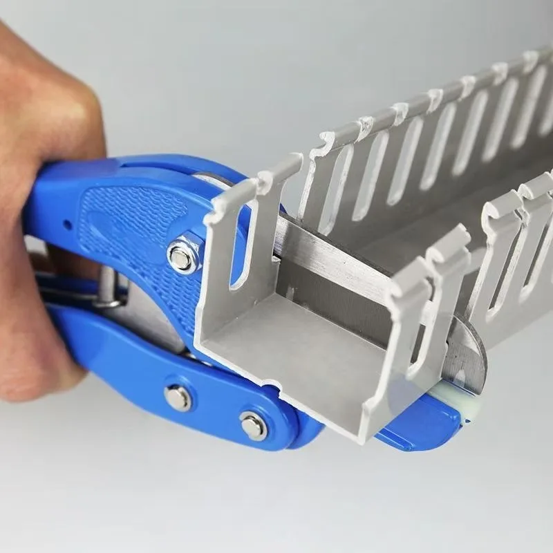 WT-1 PVC Raceway Cutter Heavy Duty Electrician Plier 45 Degree Cutting Tool For Plastic Cable Duct Wiring Construction Work