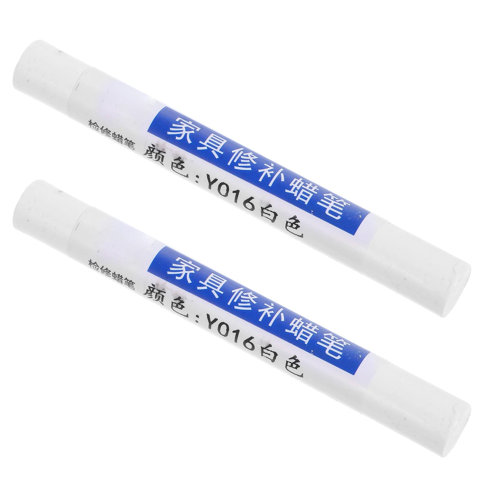 

2pcs Repair Scratch Repair Markers Fill Holes Scratches Damage Easy Use Match Finishes Wax Stick Filler Furniture