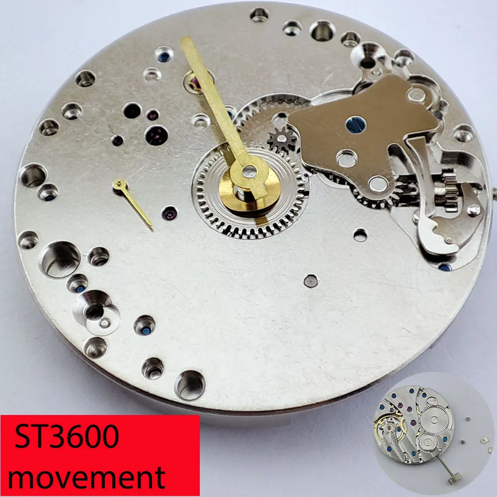 ST3600 Movement 17 Jewels ETA 6497 Movement Model Watch Part Fit for Men\'s Watch Hand Winding Mechanical Movement PNH