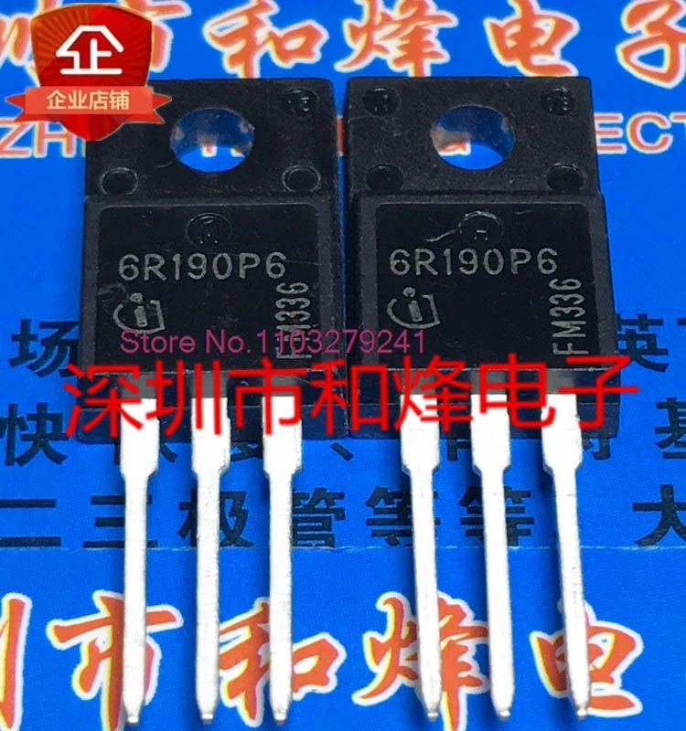 

（5PCS/LOT）6R190P6 IPA60R190P6 TO-220F 650V 57A .