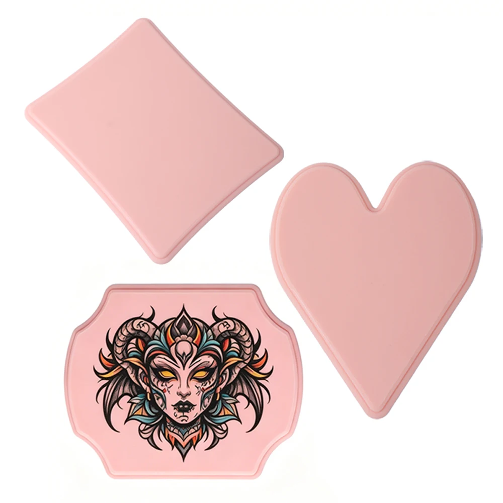 

YILONG Double-layer Silicone Tattoo Practice Skin 3 shapes Fake Skin for Permanent Makeup Tattoo Accessory