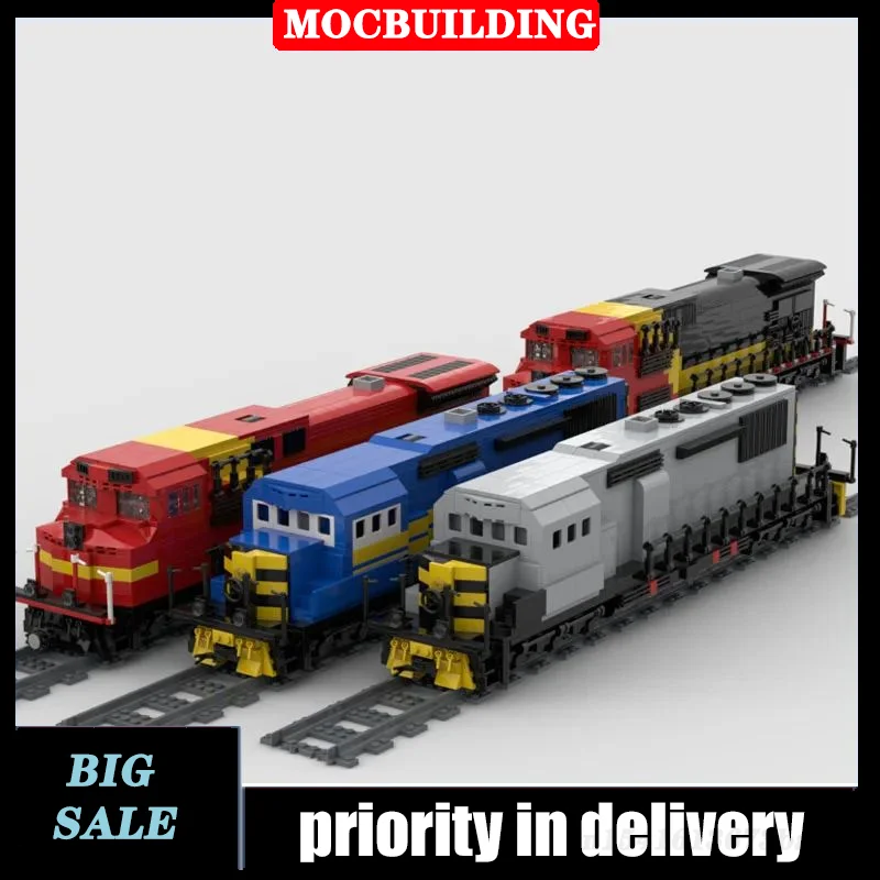 

Remote Control Model Train Building Block MOC City Locomotive Building Railway Boy Toys Gifts