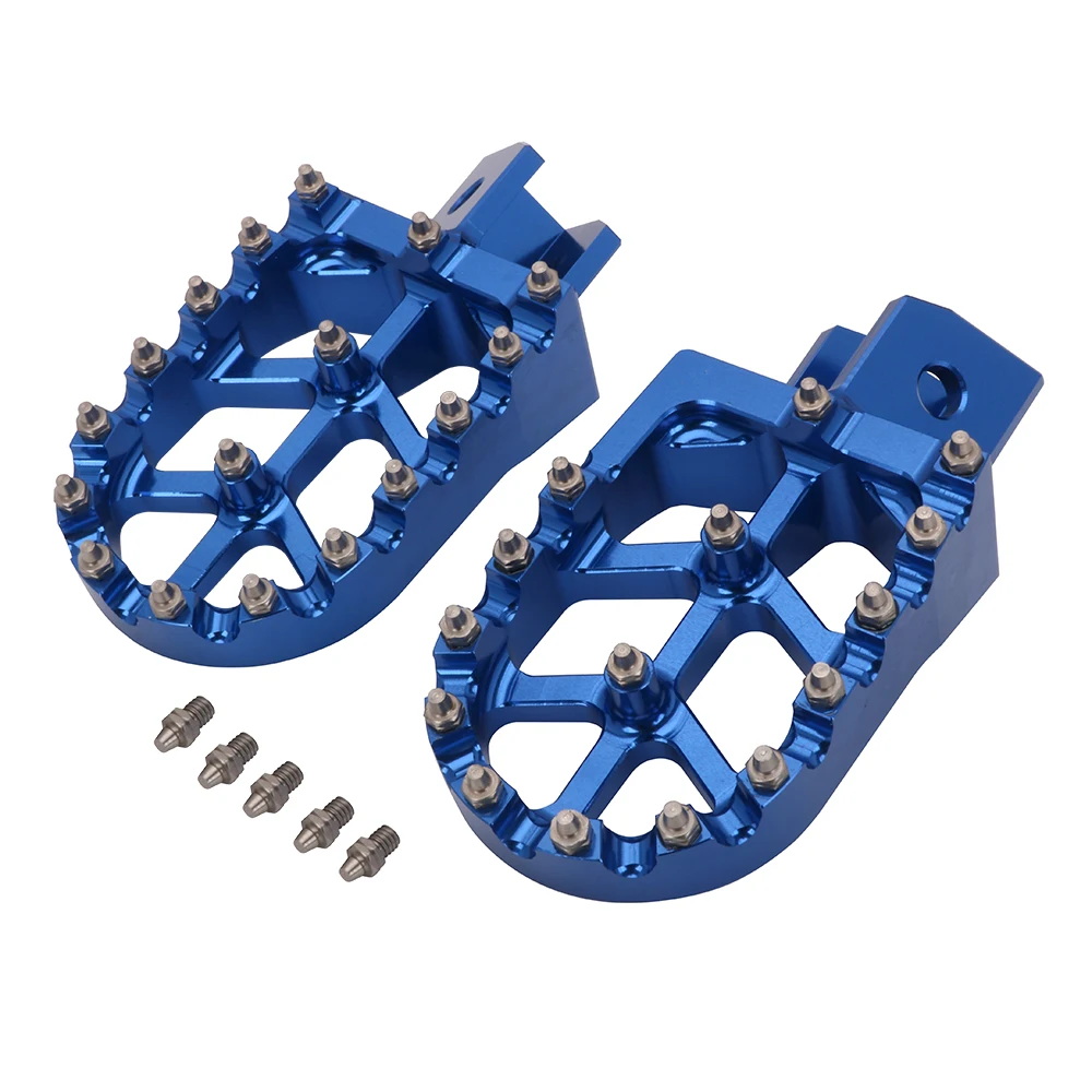 Foot Pegs Motorcycle Footpeg Pedals CNC For YAMAHA PW50 1981-2025 PW80 1983-2006 Y-ZINGER  1985-2001 Motorcycles Parts - view 2