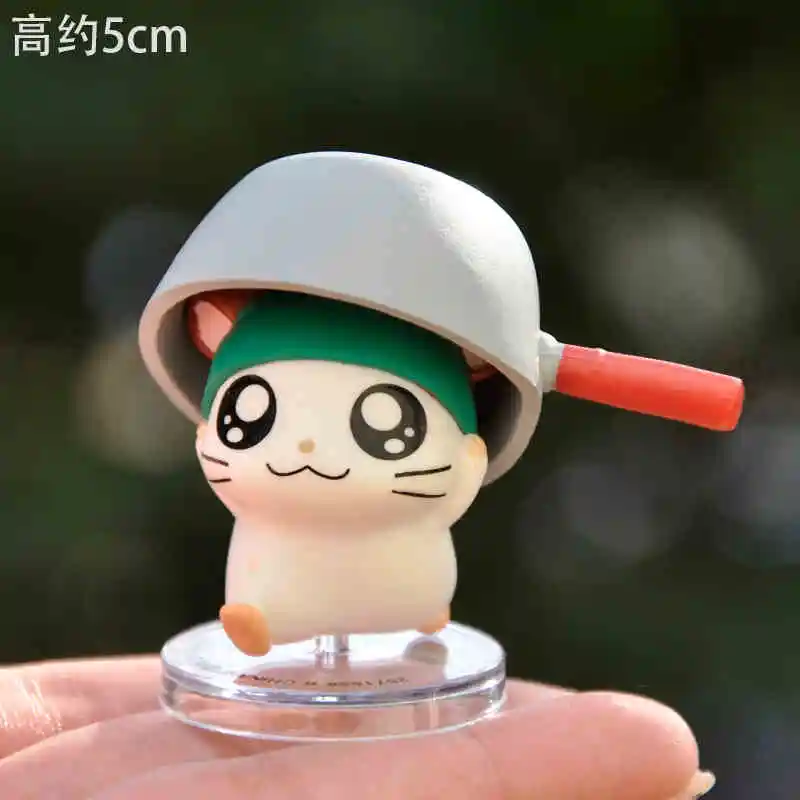 Hamtaro Maxwell Q Version Capsule Toys Sunny Day Doll Ornament Row Away Action Figure Model Toys Gift