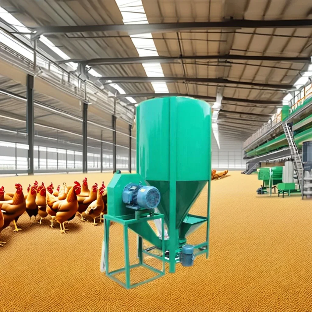 

New Poultry Farm Vertical Feed Mixer Grinder Machine with Efficient Motor and Gearbox Core Components