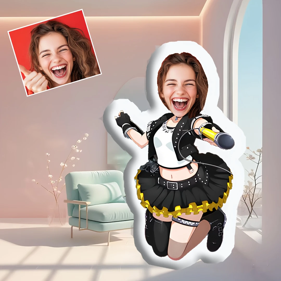 Customize a Quirky Personalized Pillow, a Mini Cushion, a Face Pillow, And a Sexy Female-Shaped Pillow. It'S a Unique Gift for F