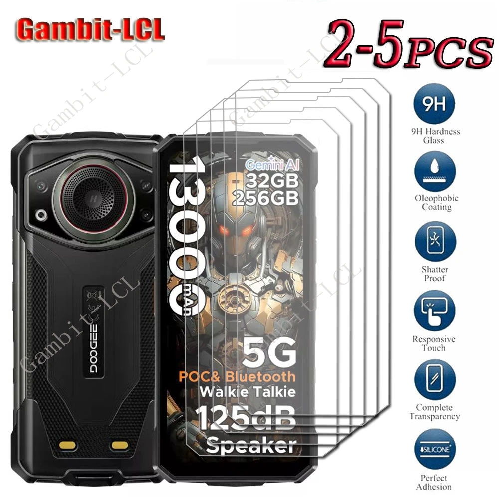2-5PCS 9H HD Tempered Glass For Doogee Fire 7 Pro ON Fire7Ultra Ultra Fire7Pro Fire7 7Pro 6.6" Screen Protector Cover Film