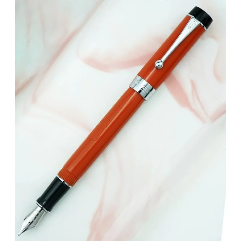 Pluma estilográfica de resina A+ Red Jinhao 100 Centennial EF/F/M pluma de regalo de escritura de punta doblada