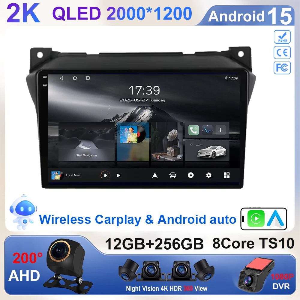 

Car Radio Android 15 For Suzuki Alto 2009 2010 2011 2012 2013 2014 2015 2016 Multimedia Stereo DVD Video Player Navigation GPS