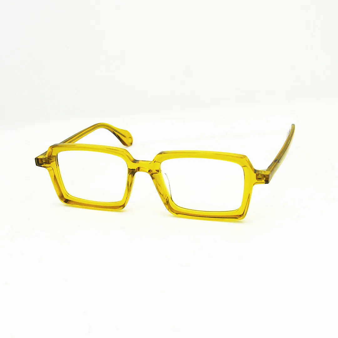 Belight 光学ベルギーデザイナースクエア厚いイタリアアセテートメガネ眼鏡眼鏡フレーム男性女性眼鏡 Mille + 86