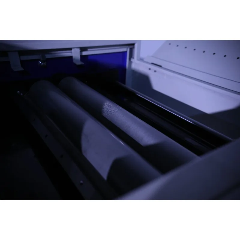 Double 100 Hot Melt Glue Machines Hot Melt Gluing Roller Coater Coating Machine For PVC Cardboard Paper