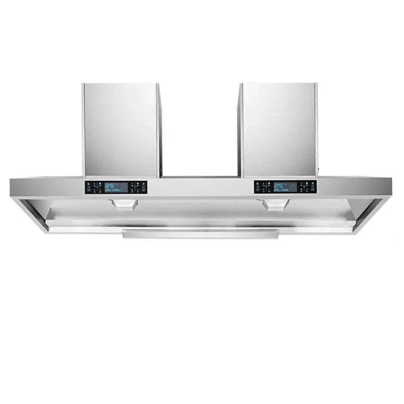 Commercial Range Hood Double Motor Large Suction Strong Smoking Machine Customized 1300*700*700mm