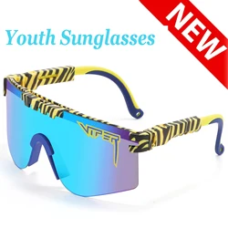 Youth Pit Viper Cycling Sunglasses Boys Girls Kids Baseball Sun Glasses Small head Eyewear Outdoor Cycling Driving Shades Sport