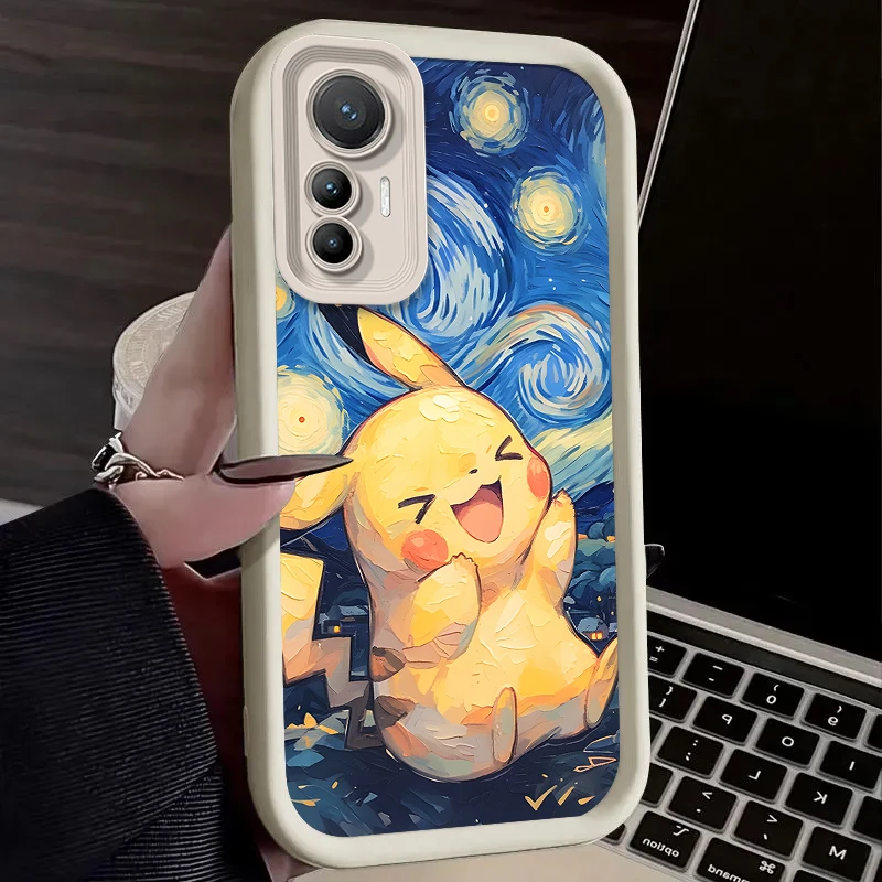 أنيمي جميل P-Pokemon جراب هاتف ل Xiaomi Poco X7 X6 X5 X4 GT X3 NFC F7 F6 F5 F4 F3 M5s C65 C75 M6 Pro 4G 5G غطاء سيليكون