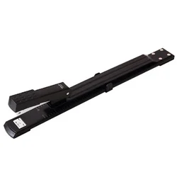 Heavy Duty Grampeador Braço Longo, Metal A3 Papel encadernação Jornal Costura, Alongamento Grampeador, Manual, 25 Folhas de Capacidade