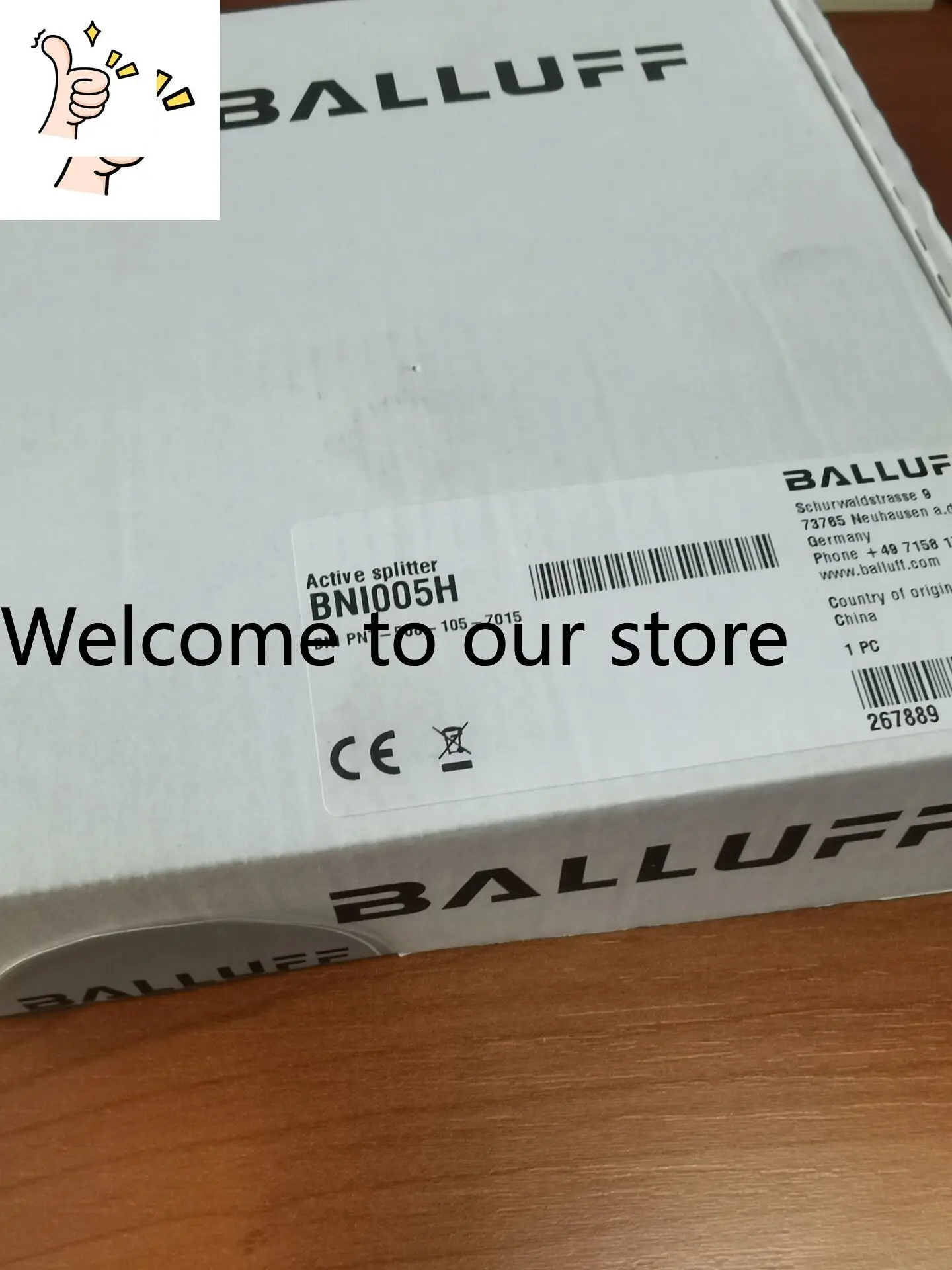 BNI005H BALLUFF BNI PNT-508-105-Z015 New Original Unopened
