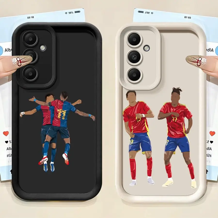 

Мягкий чехол из ТПУ с рисунком модной футбольной звезды для Samsung Galaxy A14 A23 A12 A34 A26 A22 A16 A36 A32 A33 A56 A24 A13