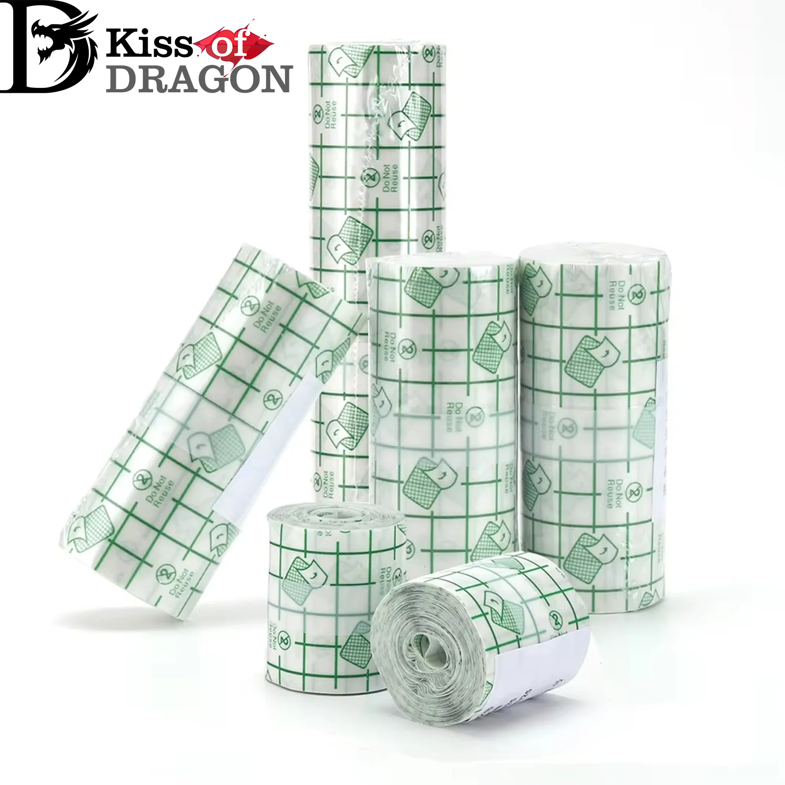 

Kiss of Dragon 5M Waterproof Protective Tattoo Healing Film For Aftercare Bandage Transparent Skin Tattoo Healing Repair Film Wr