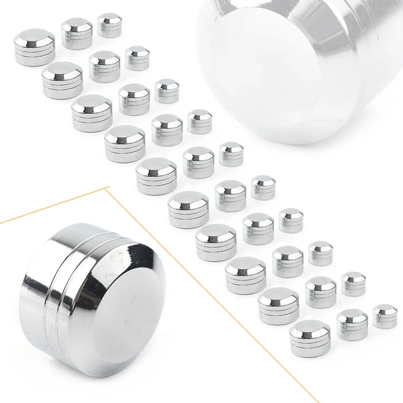 

10PCS Chrome/Black Motorcycle CNC Bolts Topper Cap Cover Universal For Harley Davidson Accessories 9mm 11.5mm 13mm Schrauben
