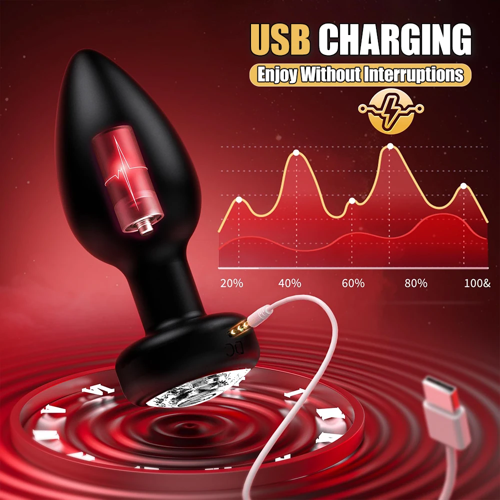 1 pc 10 Frequency Anal Vibrator, Wireless Remote Butt Plug, Adult Toys, Sex Toys, Sexy Toys, Adult Masturbation Products