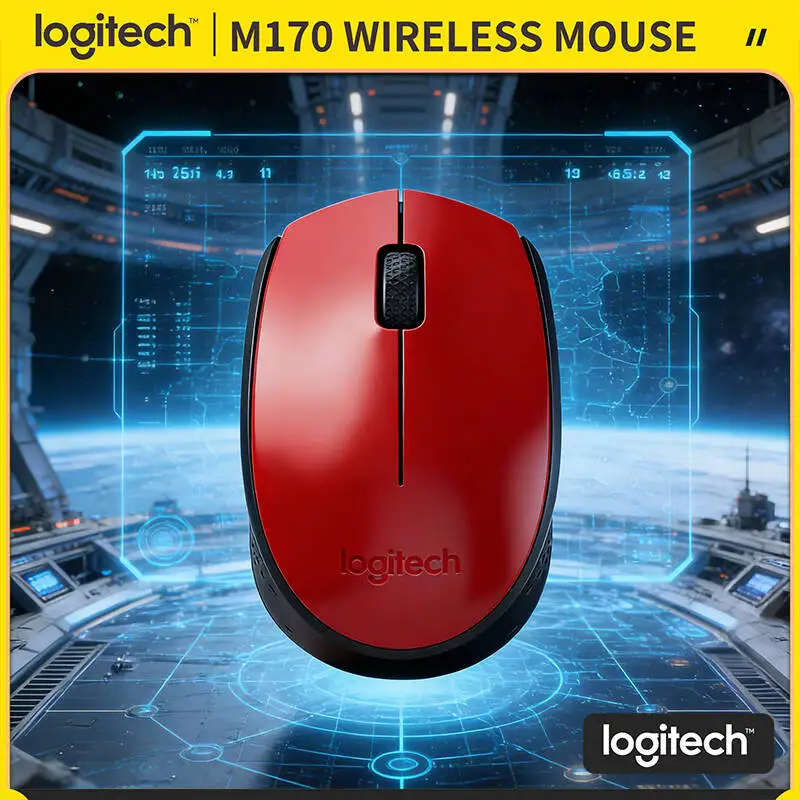 

Ambidextrous Logitech M170 Wireless Optical Mouse 12-Month Battery 2.4GHz Connection 10m Range 1000DPI