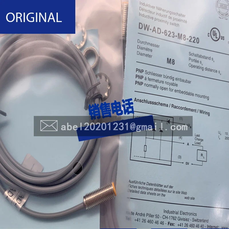 

PNP normally open dw-ad-623-m8 three wire sensor