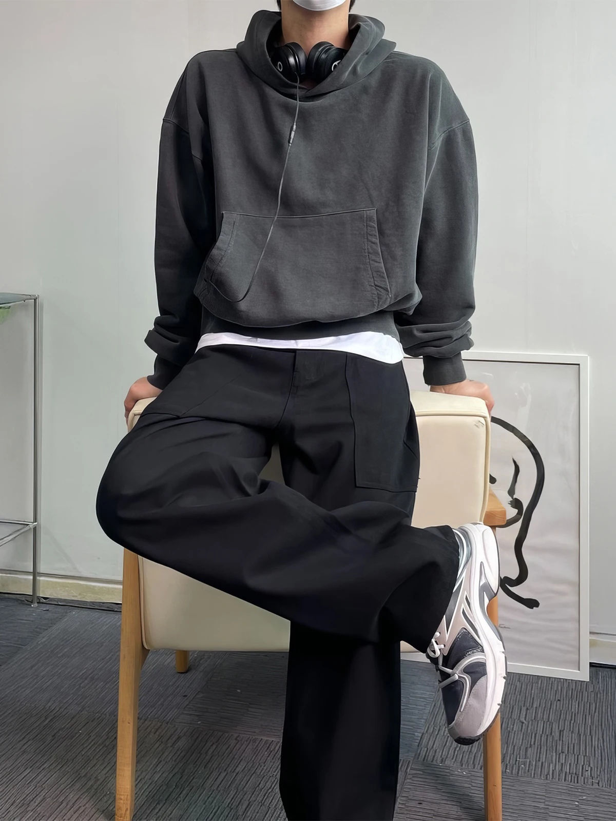 

American Style Vintage Men's Hoodie Loose Fit Comfortable Spring Summer Casual Long Sleeve Breathable Color Sweatshirt