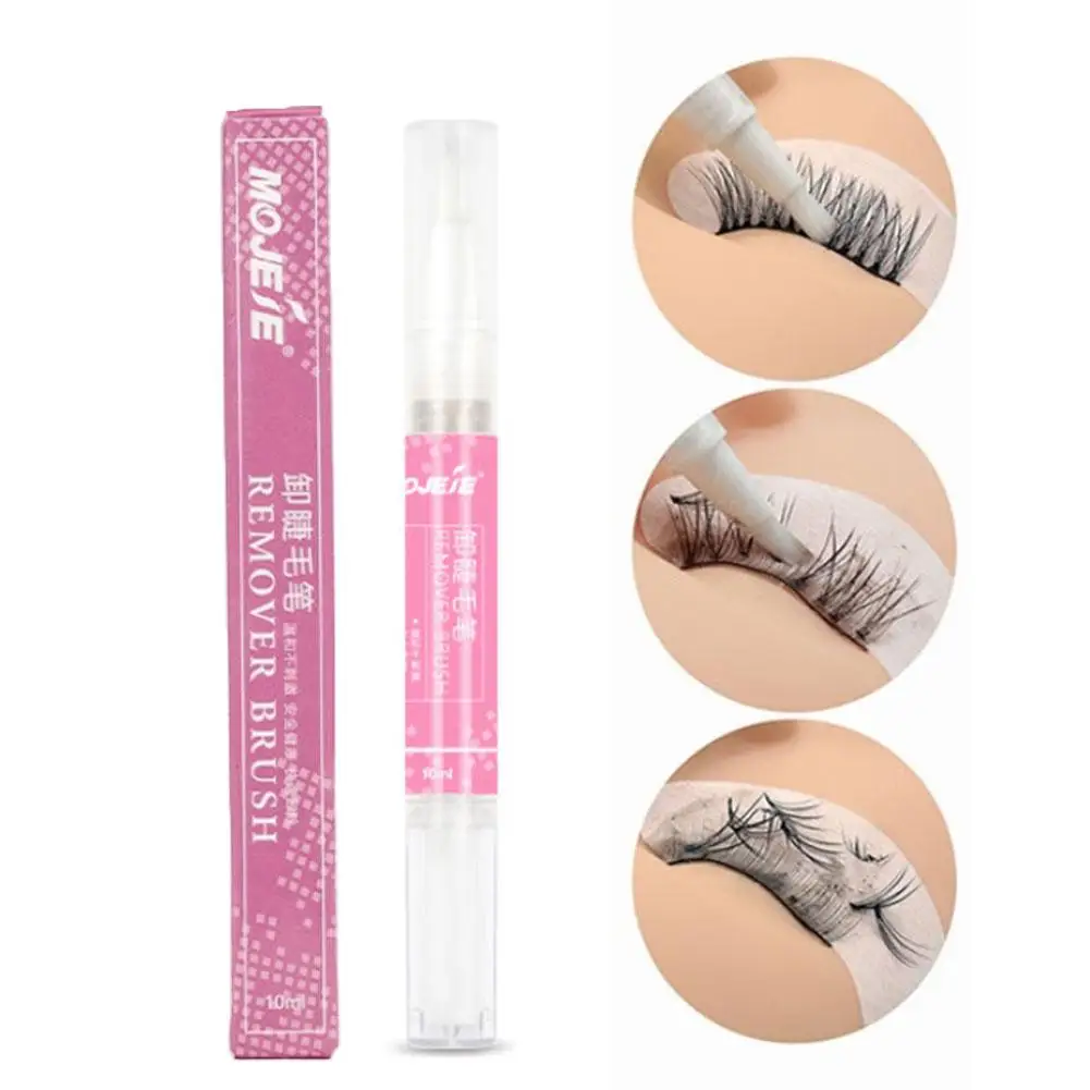 Stylo pinceau dissolvant professionnel pour extensions de cils, outil de nettoyage de maquillage, transparent, non irritant, rapide, nouveau