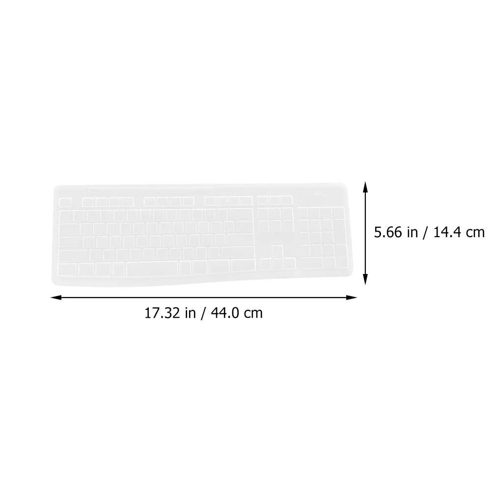 

2Pcs Keyboard Protective Film Silicone Cover for Mk270 Water Spill Dirt Resistant Comfortable Typing Keyboard Film