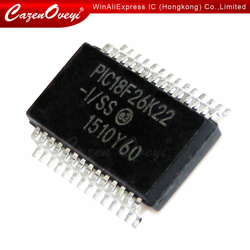 

CazenOveyi 10pcs/lot PIC18F26K22-I/SS PIC18F26K22 SSOP-28 Low-, High- Microcontrollers IC In Stock