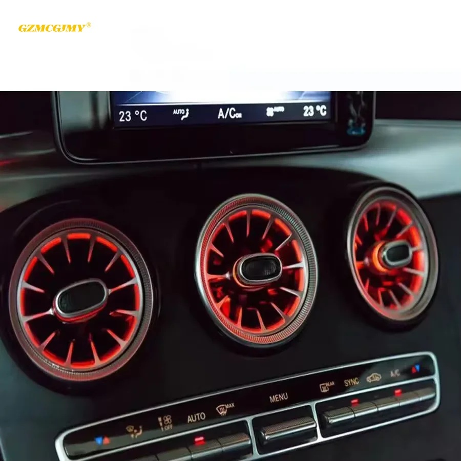

For Mercedes-benz A Class W177 Interior Front And Rear Air Vent Outlet Decorative Ambient