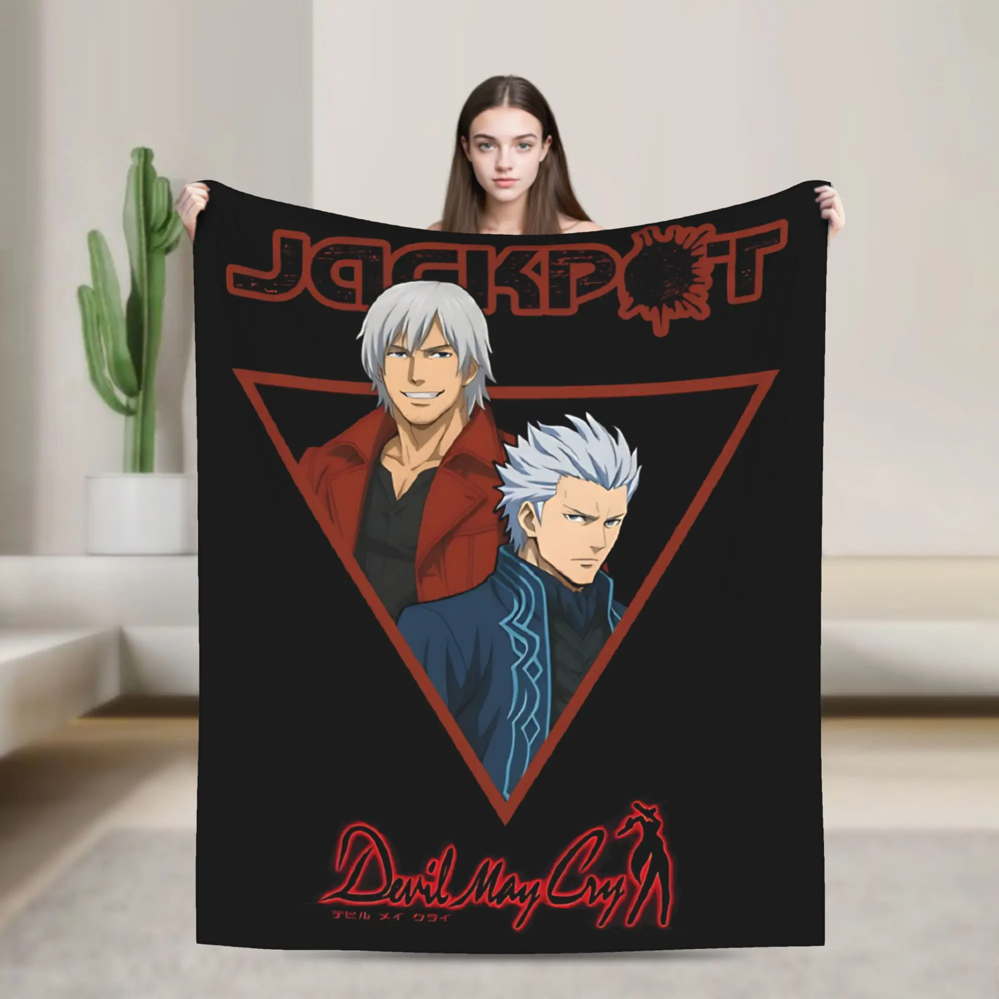 Devils May-Cry 3 Throw Blanket for Couch  Soft Cozy Plush Blanket 50x60 Inches Multiple Sizes Bedspreads for All Seasons