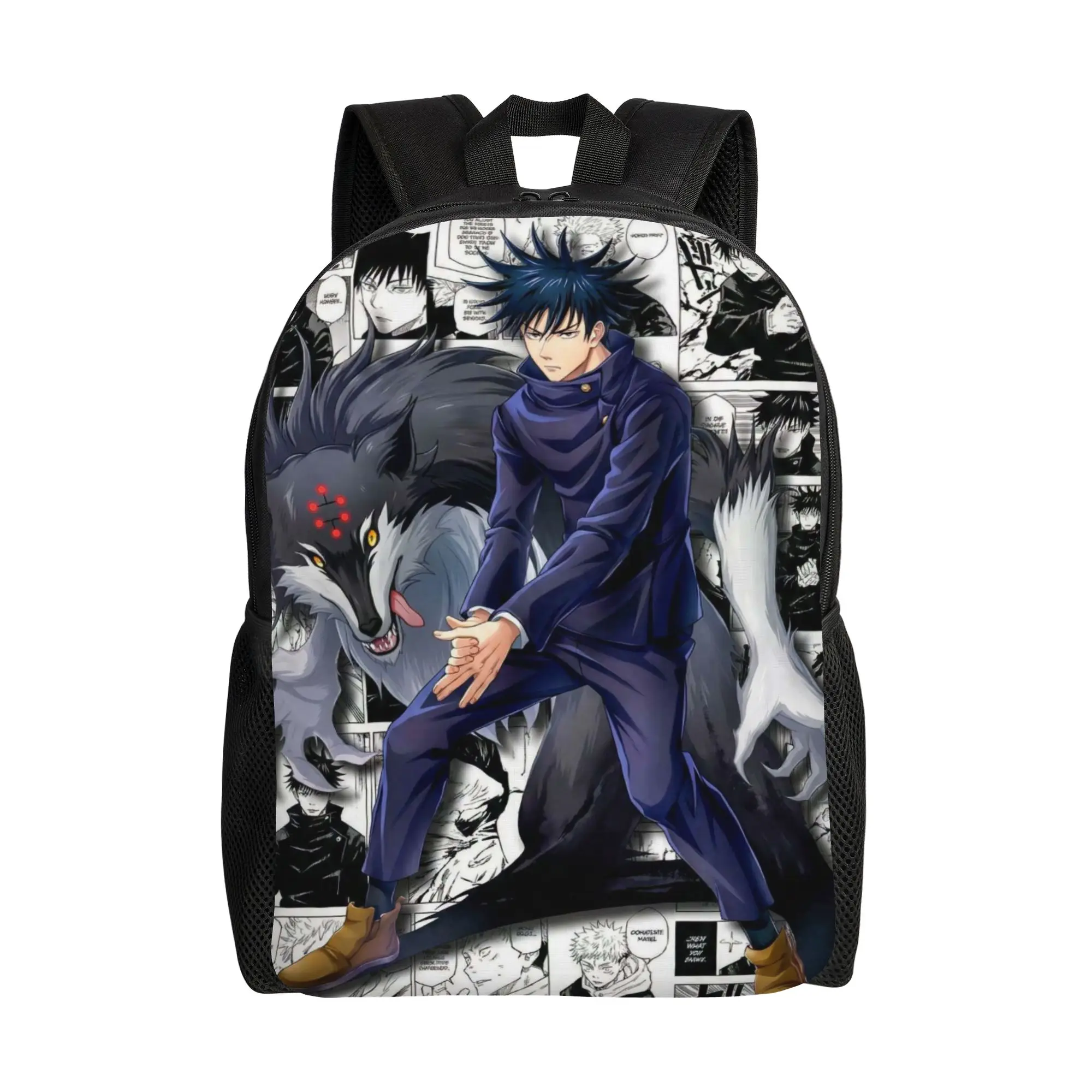 Mochila Megumi Fushiguro (23) para la temporada de regreso a clases, mochila clásica de Jujutsu Kaisen para oficinistas
