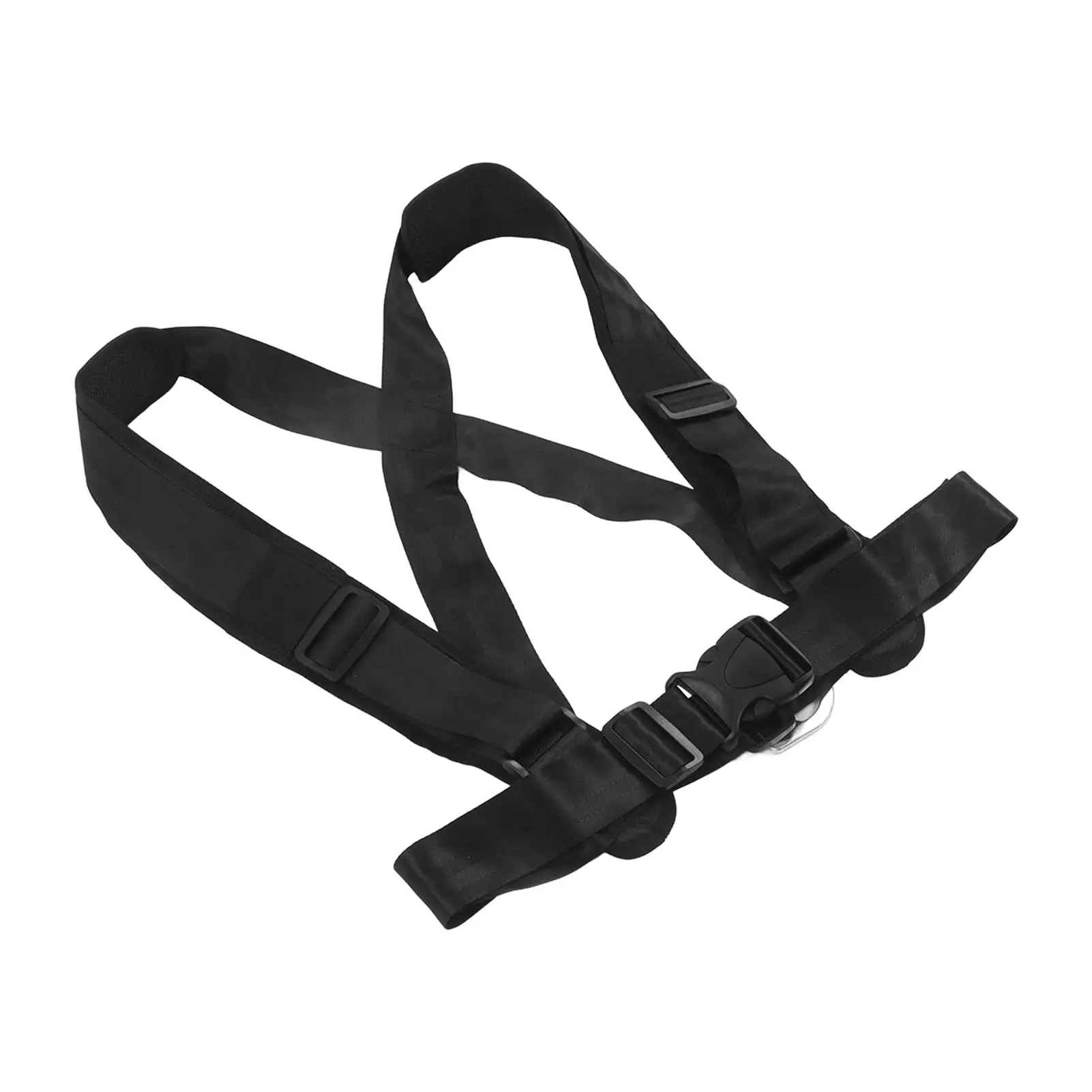 Pulling Strap Vest Adjustable Harness Comfortable Black Padded Sled Sports Equipment for home 