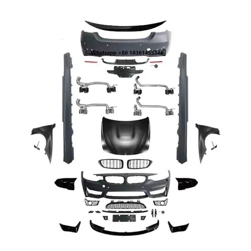 

For s 4 Series F32 F33 F36 F32 F33 F36 Upgrade M4 Style Body Kit Bodykit Front Bumper Rear Bumper Side Skirt