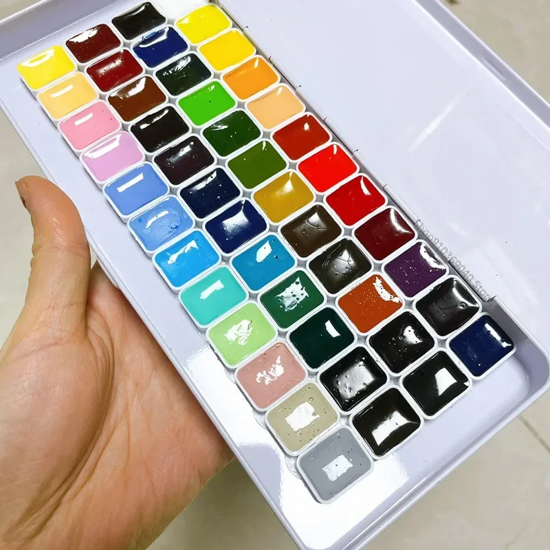 

Schmincke Watercolor Paint 48 Color Solid Trial Sub-packaging 0.5/1ML College-level Beginner Acuarela Painting Art Supplies