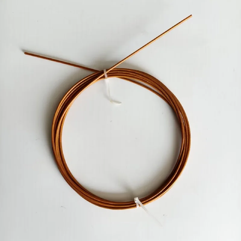 Mehrfarbiges langes Edelstahlkabel mit PVC, 2,0 mm Durchmesser, 3 Meter lang