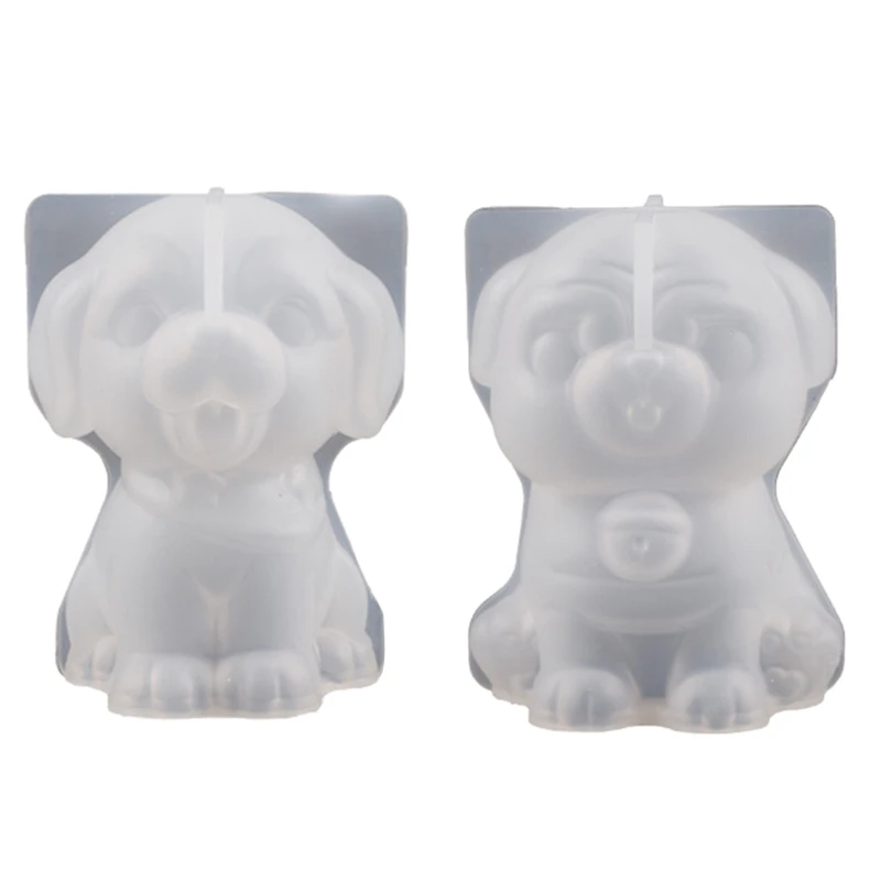 

Crown Scarf Puppy Silicone Mold 3D Dog Shape Candle Mold DIY Handmade Scented Candle Resin Mould Reusable Craft Tool