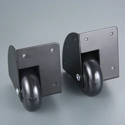 2pcs Recessed Tilt Caster Wheel 3