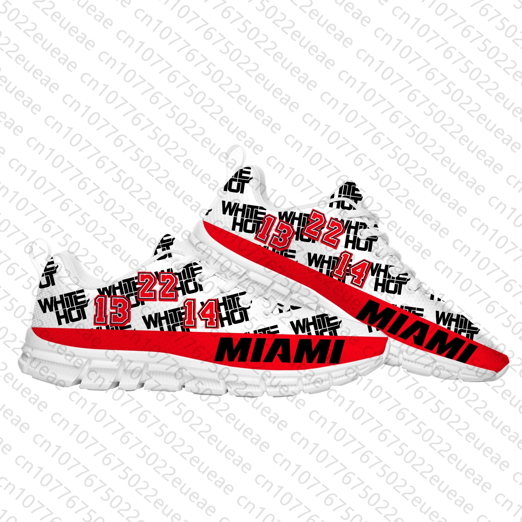 Miami Number 22 14 13 White Hot Sports Shoes Mens Womens Teenager Kids Children Sneakers Parent Child Sneaker Customize Shoe