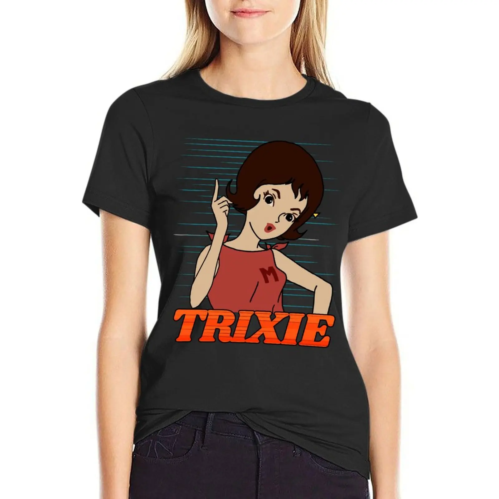 

Go Speed Racer ))(( Trixie T-Shirt anime clothes vintage clothes Women's summer blouses 2024