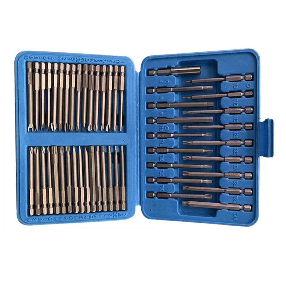 Extension Rod Screwdriver Bit Set Convenient Storage Hexagonal Handle Hollow Plum Blossom Bit Excellent Torque