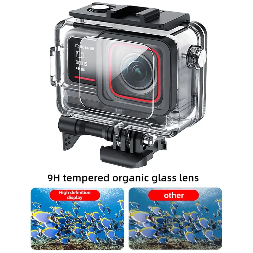 Waterproof Housing Case For Insta360 Ace Pro 2 Underwater Diving Protective Case Anti-scratch Clear Sports Camera Accessories